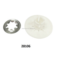 Ventilateur d'aération pour matelas en plastique rose et blanc (28106)