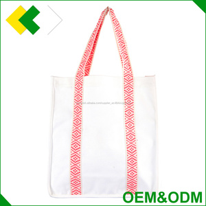 Precio de fábrica de Estilo Coreano lienzo embrague bolsa de lona al por mayor valise reciclable bolsa de la escuela - Product Image 2