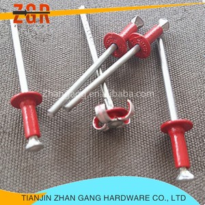 China Supplier Red Color Peel Type Standard Blind <strong>Rivet</strong> For <strong>Wine</strong> Box With Factory <strong>Price</strong> - Product Image 1