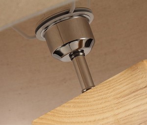 Gỗ Hiện Đại Sàn Thường Vụ Đèn Vải Chụp Đèn Dây Gỗ Tripod Cơ Sở Đèn Sàn - Product Image 6