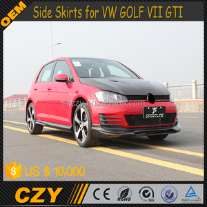 MK7 jupes latérales en Fiber de carbone pour VW <span class=keywords><strong>GOLF</strong></span> VII <span class=keywords><strong>7</strong></span> GTI <span class=keywords><strong>2014</strong></span> - Product Image 2