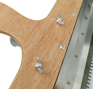 Kit d'outils en époxy à nivellement automatique pour râteau et grattoir en acier inoxydable - Product Image 5