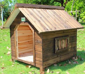 Antigua casa de madera para perros al aire libre - Product Image 5