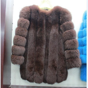 Gran precio en abrigo de piel sintética de visón Vintage blanco para mujer con cuello con capucha de talla grande estilo Vintage de invierno - Product Image 2