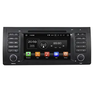 Android 10.0 sistemi 7 inç dokunmatik ekran 1 DIN araç DVD oynatıcı oynatıcı BMW E53/X5 (1999-2005) destek DVD OBD DVR TPMS