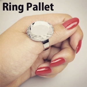 1 pièces D'art D'ongle De Beauté Équipement Clair Verre Bague Palette Ongles Manucure Outils À Ongles Peinture Pigmentée Palette - Product Image 3