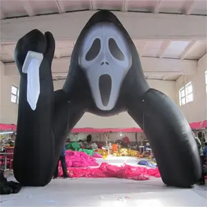Carnival Festival Use Inflatable Ghost Outdoor Halloween Decoration Air Blow Up Ghost Arch