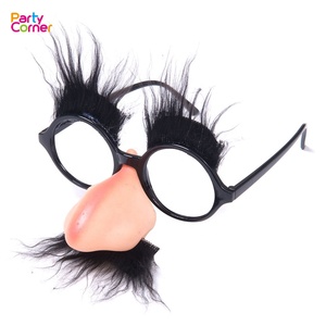 Gag Kleidung Augenbrauen und Schnurrbart Groucho Verkleidung Brille Big Nose Neuheit Brille