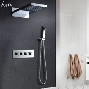 De baño al por mayor LED lluvia cascada de la <span class=keywords><strong>ducha</strong></span> <span class=keywords><strong>grifo</strong></span> 3 vías frío y caliente <span class=keywords><strong>ducha</strong></span> Mezclador - Product Image 4