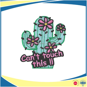 Wholesale Felt Cute Patches Embroidered Sticker Lucky Cat Embroidery Design - Product Image 5