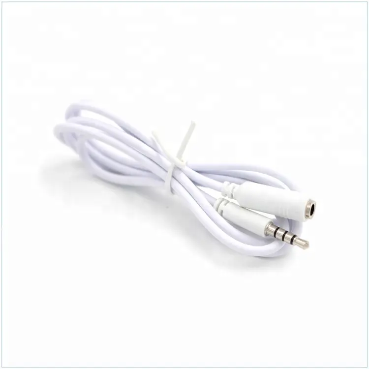 3.5m stereo jack male to female audio extension cable