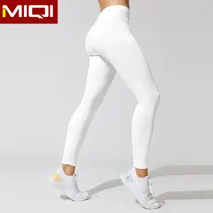 Groothandel Meer Kleuren Beschikbaar Wit Custom Leggings Voor Vrouwen Yoga Broek
