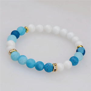 8MM Porcelain White <strong>Stone</strong> Wind Weathering Beaded <strong>Bracelet</strong> Lady Exquisite Weathered Agate <strong>Bracelet</strong> Porcelain White <strong>Stone</strong> <strong>Bracelet</strong>