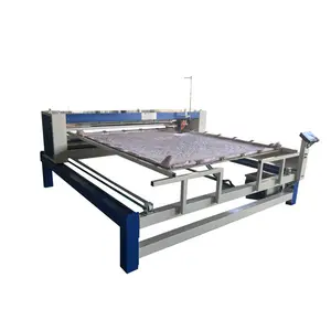 single needle quilting machine for making duvets, automatic computer control single needle quilting machine