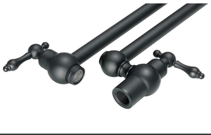 Double Poignée Pliant Extensible Double Articulation Bras Oscillant Mural robinet Remplisseur de Marmite Robinet robinet de <span class=keywords><strong>cuisine</strong></span> - Product Image 3