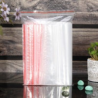 Vente en gros de pochettes recyclables à fermeture éclair en PE non tissé transparent de qualité alimentaire sacs d'emballage réutilisables de taille personnalisée Chine