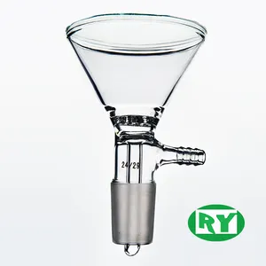 Lab Glassware customized joint Fritted disc / Disc Filter funnel