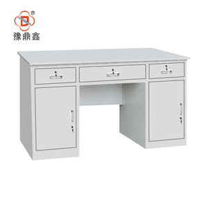 <span class=keywords><strong>Escritorio</strong></span> de Oficina Personalizado para una Persona, Mesa de Trabajo Cerrada para Computadora, <span class=keywords><strong>Escritorio</strong></span> con 2 Cajones y 2 Puertas - Product Image 2