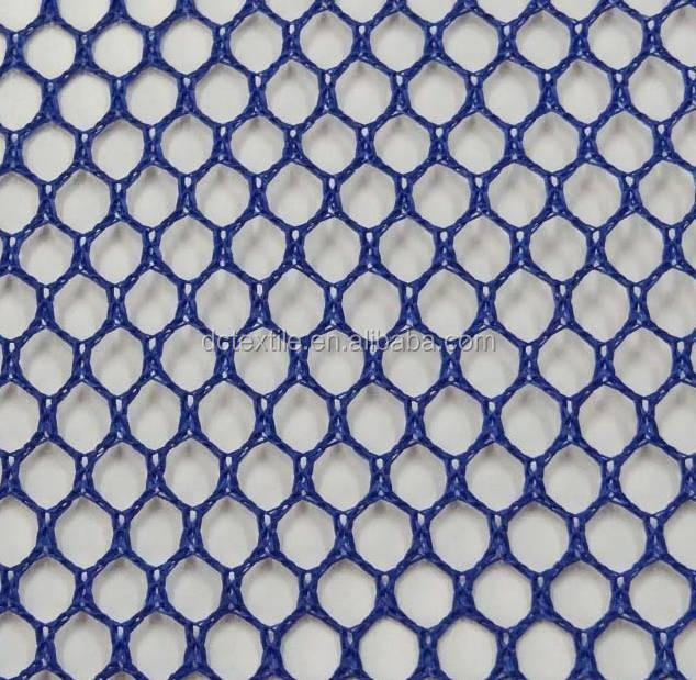 Экологически чистая Полиэстеровая жесткая сетчатая ткань для сумки