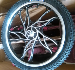 Juego de <span class=keywords><strong>Ruedas</strong></span> Completas para <span class=keywords><strong>BMX</strong></span>, Rueda de Goma, Juego de <span class=keywords><strong>Ruedas</strong></span> de Aluminio, Venta al por Mayor de Fábrica - Product Image 3