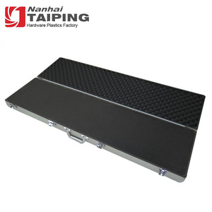 Özel ucuz Metal uzun sert alüminyum su geçirmez silah taşıma çantası siyah - Product Image 4