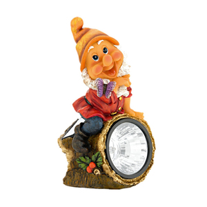 Gnomo da Giardino con Lanterna Illuminata - Product Image 4