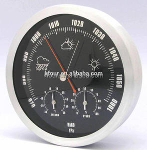 Medidor de temperatura y humedad doméstico interior de alta precisión Medidor ambiental de mecanismo cuadrado de metal de acero inoxidable - Product Image 2