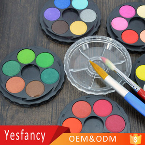 Großhandel benutzerdefinierte 12 farben künstler aquarell malen kuchen 24 farben aquarell für kinder - Product Image 2
