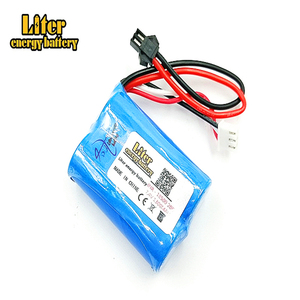 7.4 V 1300 mAh 18500 15c Lipo pil UDI 001 UDI001 HQ HuanQi 960 2.4G uzaktan kumanda tekne sürat 3.7 v RC LIPO batte - Product Image 2