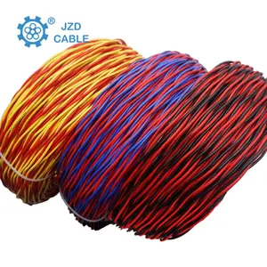 Twisted pair flexible cable 450 to 750V RVS 2 core PVC insulated copper core