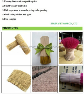 STASA Bâtonnets d'encens en bois blanc 3mm et supports 8-9 pouces de longueur 25-35% Taux d'absorption pour diffuseur d'aromathérapie religieux - Product Image 4