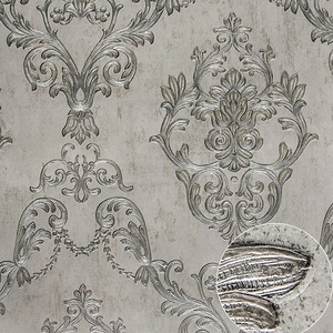 <span class=keywords><strong>Carta</strong></span> <span class=keywords><strong>da</strong></span> <span class=keywords><strong>Parati</strong></span> Moderna con Foglia d'Oro in Rilievo 3D per Soggiorno - Product Image 3