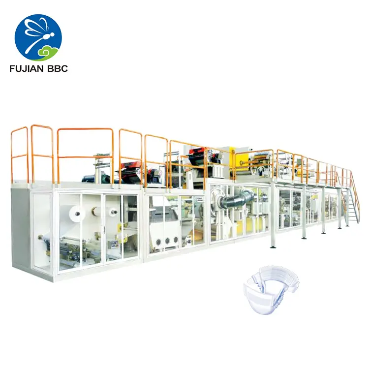 Автоматический сервопривод, производственная линия детских подгузников, машина для производства детских подгузников, производитель в Китае