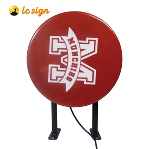 Thiết Kế Mới Tùy Chỉnh Quảng Cáo Ngoài Trời Hình Tròn Nhự<span class=keywords><strong>a</strong></span> Led Chân Không Hình Thành Hộp Ánh Sáng - Product Image 3