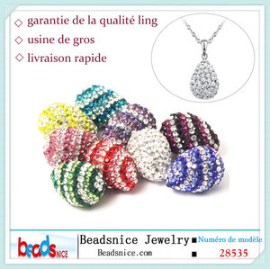 Beadsnice ID perles 28535 Nouvelle arrivée bijoux en strass larme de shamballa - Product Image 1