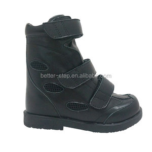 Chaussures orthopédiques pour enfants d'équipement de réadaptation de paralysie cérébrale, chaussures médicales de pied de baisse d'usine en Chine - Product Image 3
