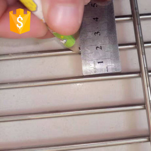 סל נירוסטה ומגשים גריל מנגל מגולוון <span class=keywords><strong>crimped</strong></span> תיל פלדה מנגן גבוהה נטו - Product Image 6