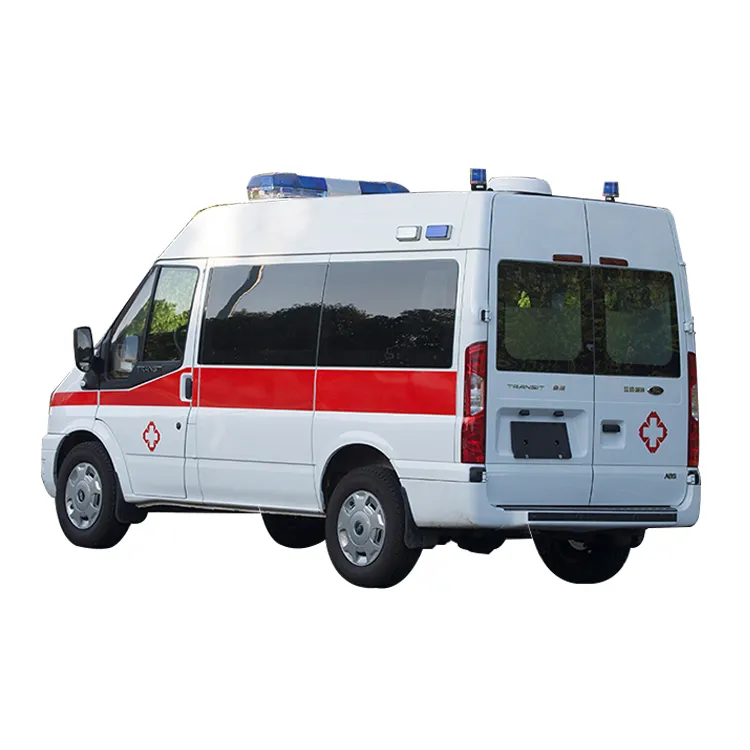 Véhicule d'urgence Ambulance 6 passager, fournitures d'usine en chine, 4x2, nouveau,