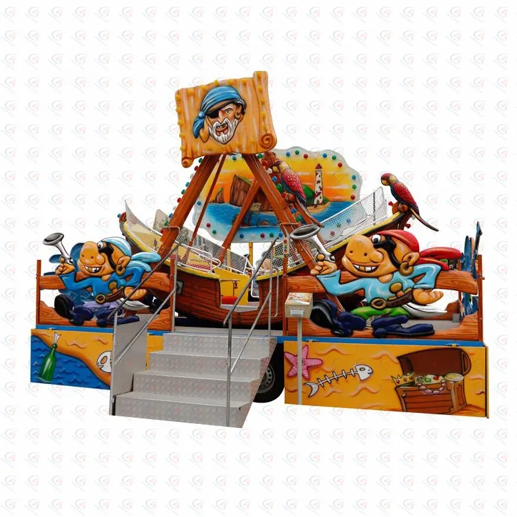 12 assentos ao ar livre playfield pequeno portátil mini kiddie passeio barco de pirata para venda