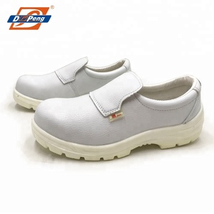 Sandalias de Verano Transpirables de Cuero Genuino con Puntera de Acero, Botines de Seguridad de Corte Bajo Antideslizantes, Zapatos de Trabajo para Hombre para <span class=keywords><strong>Restaurante</strong></span> - Product Image 4