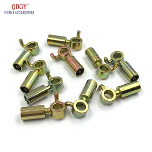 Color zinc plated carbon steel brake hose banjo fitting