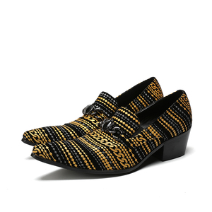 NA164 <span class=keywords><strong>Zapatos</strong></span> Mocasines de <span class=keywords><strong>Hombre</strong></span> con Punta en Pico Estilo Veraniego, Diseño Británico en Negro y Dorado, <span class=keywords><strong>Zapatos</strong></span> Casuales de Cuero PU <span class=keywords><strong>Charol</strong></span> para <span class=keywords><strong>Hombre</strong></span> - Product Image 1