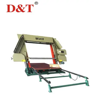 D & T CNC sünger kesim yatay sert köpük kesme makinası otomatik köpük lastik kesme makinası