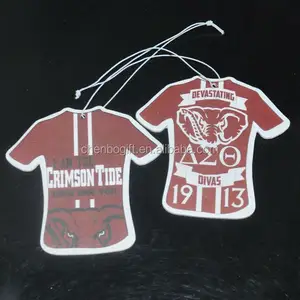 Wholesale Unique T-shirt Design Hanging Paper Car Air Freshener Promotion Cheap Gift Paper Card Car Fresheners