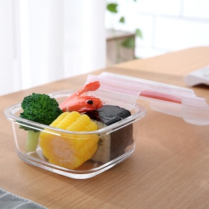 Fiambrera de cristal transparente para niños, contenedor de almacenamiento de alimentos, 330ML, gran oferta, venta al por mayor - Product Image 2