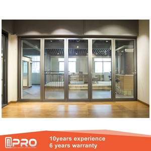 Logam Accordion Harga Accordion Pintu Di Mesir Aluminium Sliding Pintu Lipat dan Akordeon Pintu Lipat - Product Image 5