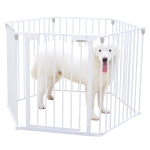 Corralito de seguridad plegable para mascotas, valla de 6 lados, venta al por mayor - Product Image 1