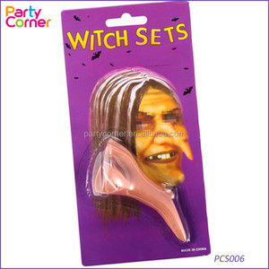 Goblin de goma falsa para decoración de Halloween, nariz de bruja, nariz de bruja larga - Product Image 4