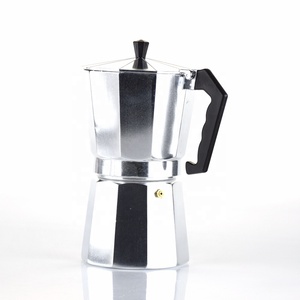Cafetera Profesional para Espresso y Mocha, de Aluminio, para Estufa, con Capacidad para 1/3/6/9/12 Tazas, Modelo B30 Silver - Product Image 3