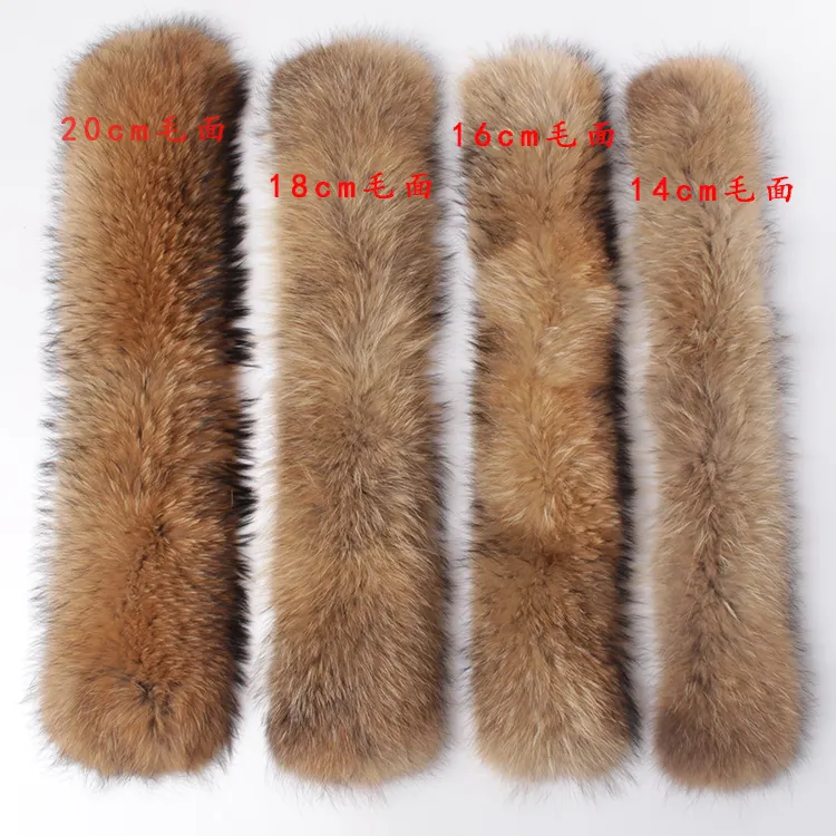 Raccoon Fur Collar For Winter Coats Real Raccoon Fur Trim